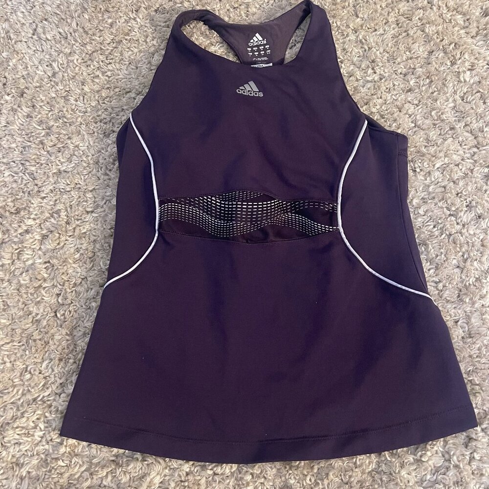 Adidas Clima365 Purple Racerback Training Tank Top Women's M